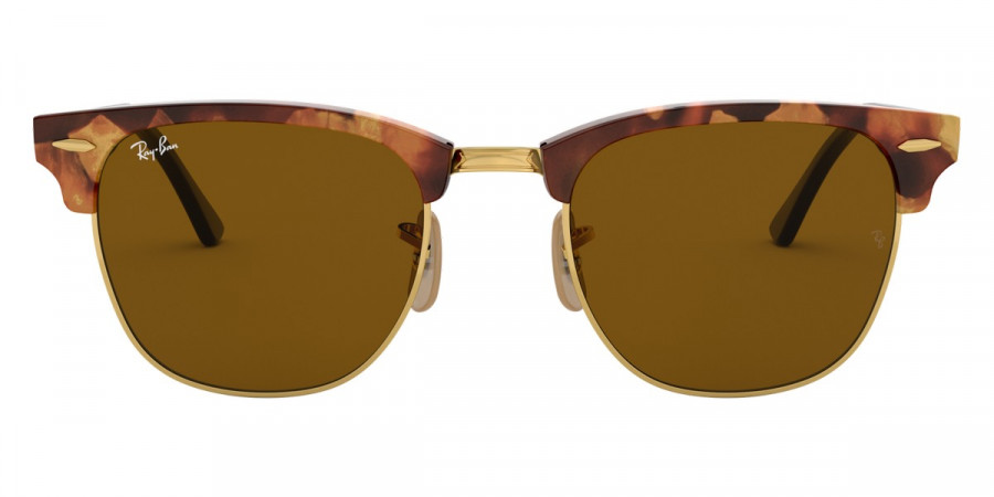 Ray-Ban™ Clubmaster RB3016 1160 49 - Spotted Brown Havana