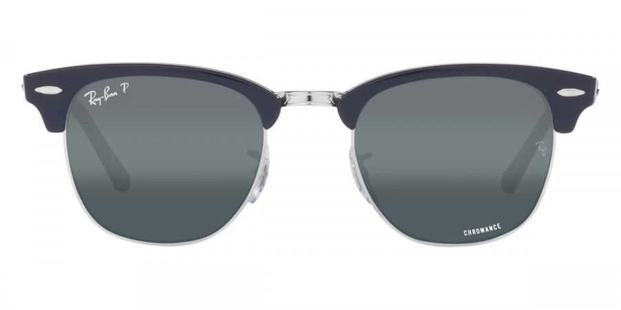 Ray-Ban™ Clubmaster RB3016F 1366G6 55 - Blue on Silver