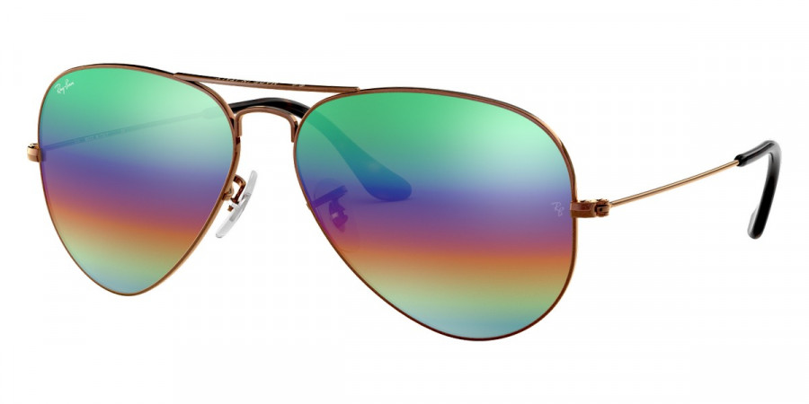 Color: Metallic Medium Bronze (9018C3) - Ray-Ban RB30259018C358