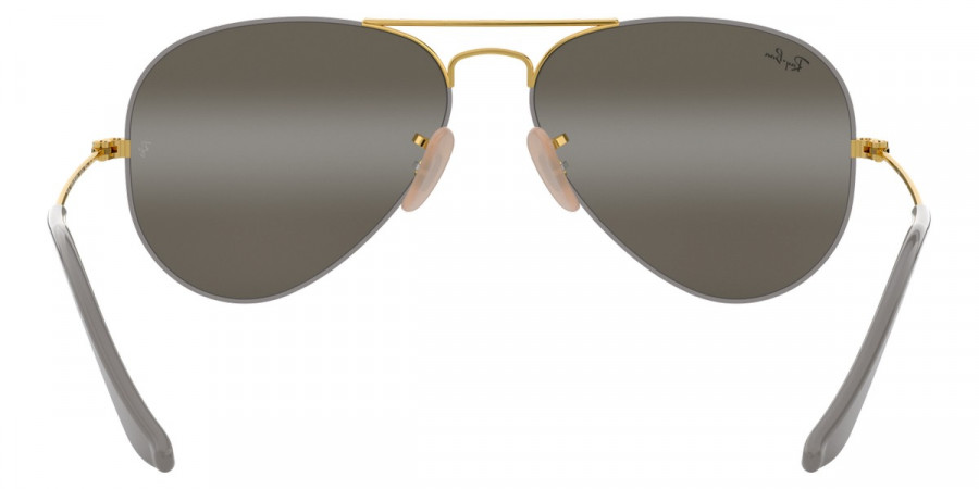 Color: Gold on Top Matte Gray (9154AH) - Ray-Ban RB30259154AH62