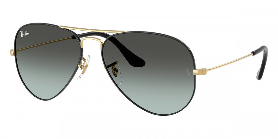 Ray-Ban™ Aviator RB3025 9271GK 58 - Black on Arista