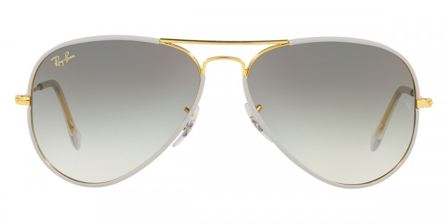 Ray-Ban™ Aviator Full Color RB3025JM 919632 58 - Gray On Legend Gold