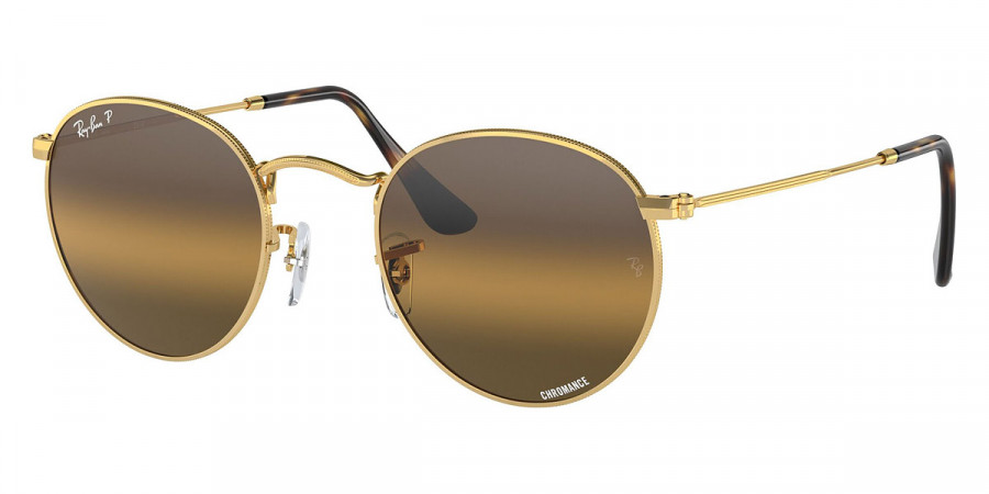 Ray-Ban™ Round Metal RB3447 001/G5 53 - Gold