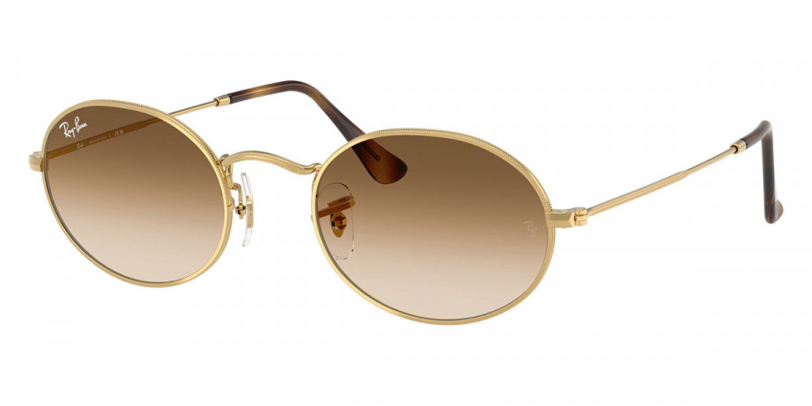 Ray-Ban™ Oval RB3547 001/51 51 - Arista Gold