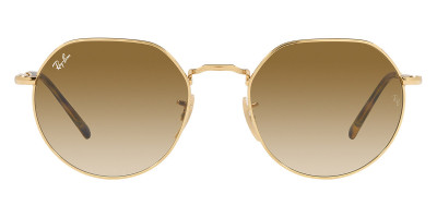 Ray-Ban™ Jack RB3565 001/86 55 Gold Sunglasses