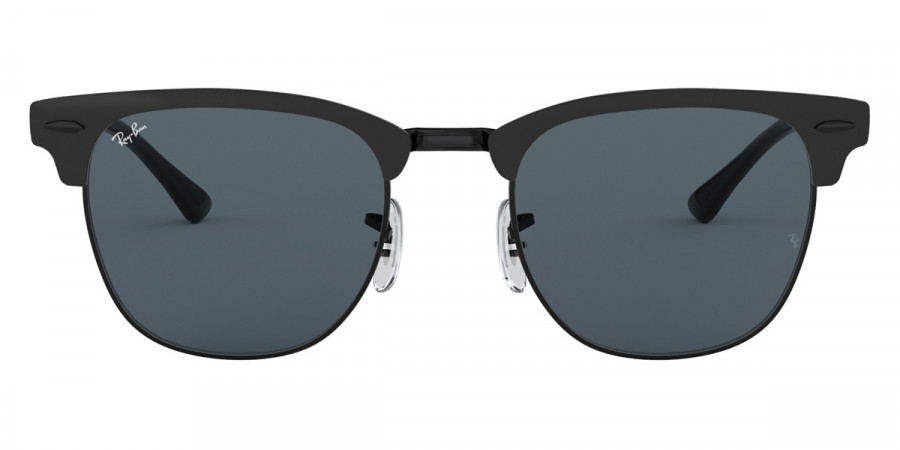 Ray-Ban™ Clubmaster Metal RB3716 186/R5 51 - Matte Black On Black