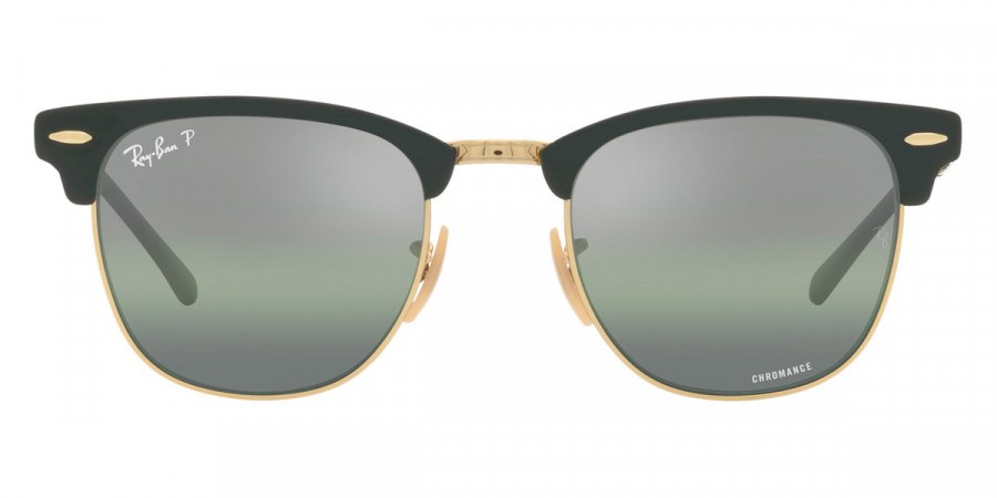 Ray-Ban™ Clubmaster Metal RB3716 9255G4 51 - Green on Arista