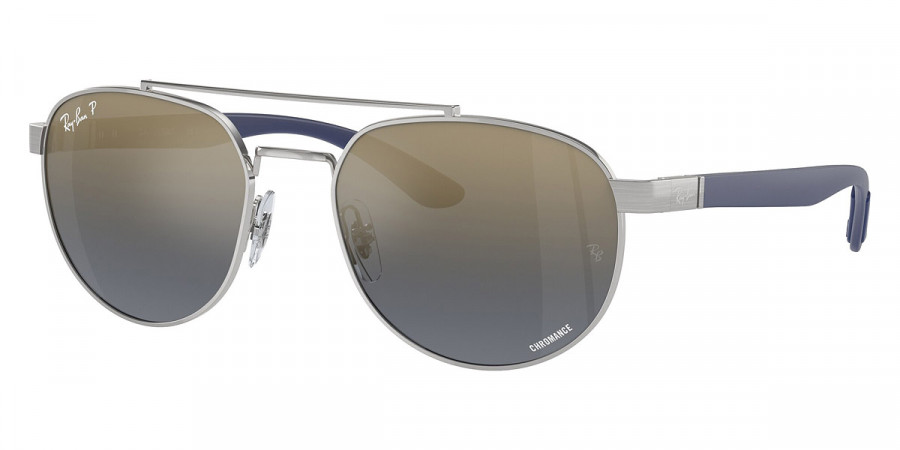 Color: Silver/Blue (003/J0) - Ray-Ban RB3736CH003/J056