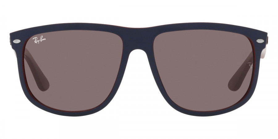 Ray-Ban™ Boyfriend RB4147 65697N 60 - Matte Blue on Brown