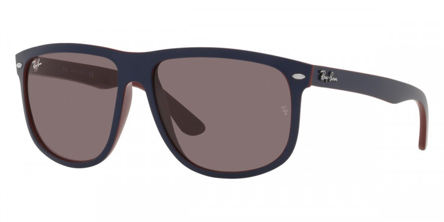 Color: Matte Blue on Brown (65697N) - Ray-Ban RB414765697N60