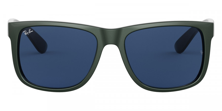 Ray-Ban™ Justin RB4165 646880 51 - Green Metallic on Black