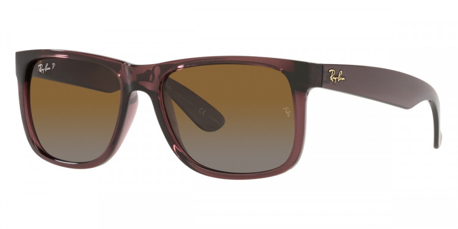 Color: Transparent Dark Brown (6597T5) - Ray-Ban RB41656597T555