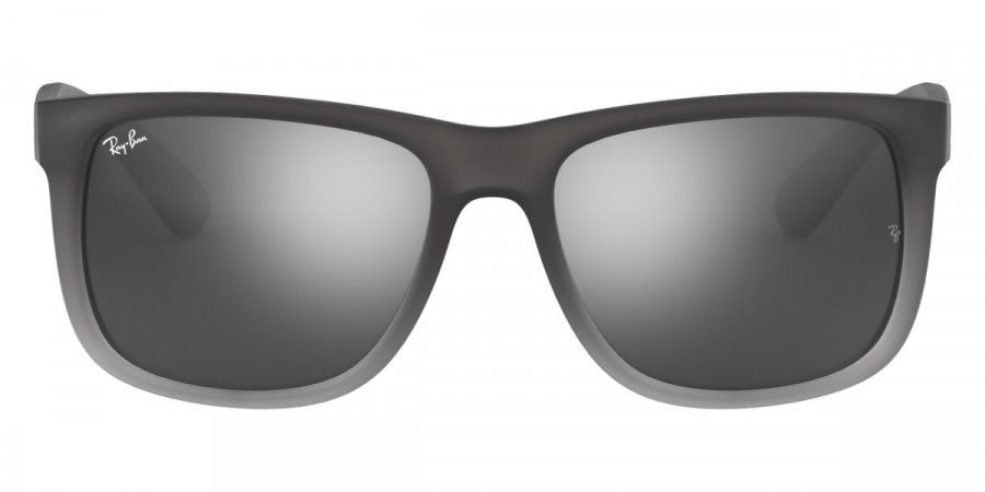 Ray-Ban™ Justin RB4165 852/88 51 - Rubber Gray On Clear Gray