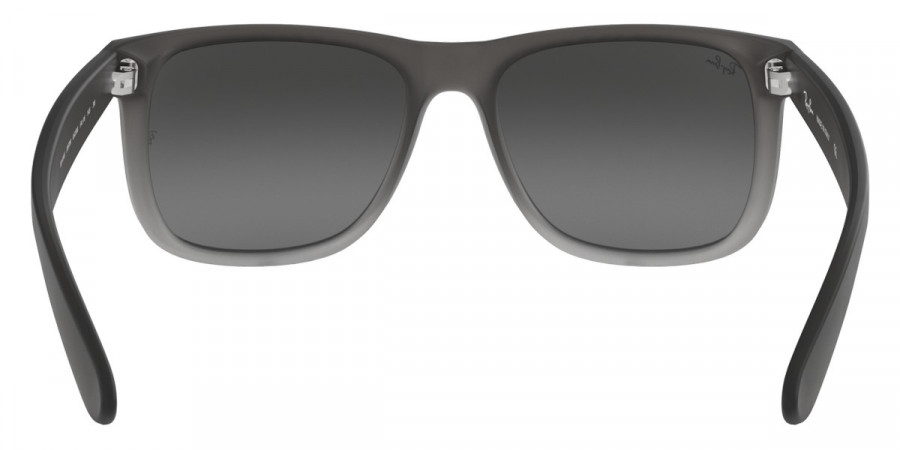 Color: Rubber Gray On Clear Gray (852/88) - Ray-Ban RB4165852/8851