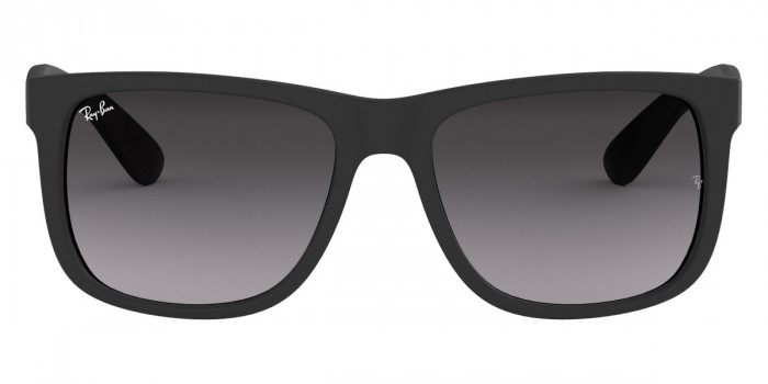 Ray-Ban™ Justin RB4165F 622/T3 55 Rubber Black Sunglasses