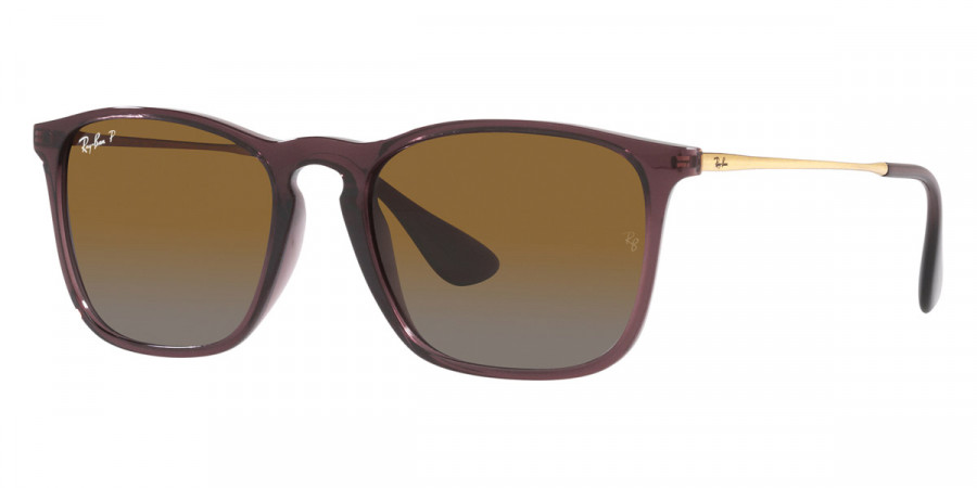 Color: Transparent Brown (6593T5) - Ray-Ban RB41876593T554