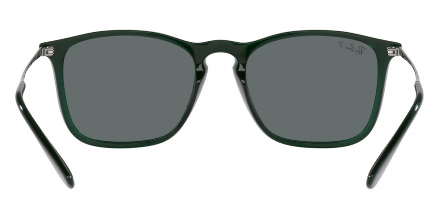 Color: Transparent Green (666381) - Ray-Ban RB418766638154