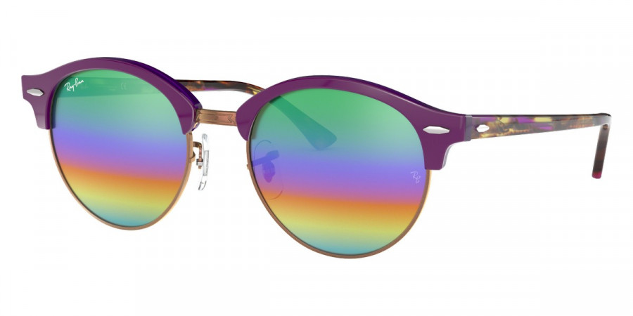 Color: Violet on Transparent Violet (1221C3) - Ray-Ban RB42461221C351