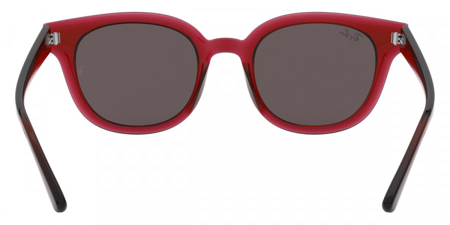 Color: Transparent Red (645193) - Ray-Ban RB432464519350