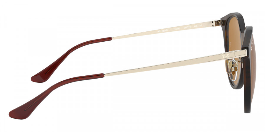 Color: Light Havana and Gold (710/83) - Ray-Ban RB4334D710/8355