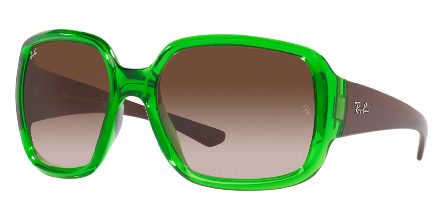 Color: Transparent Green (666113) - Ray-Ban RB434766611360