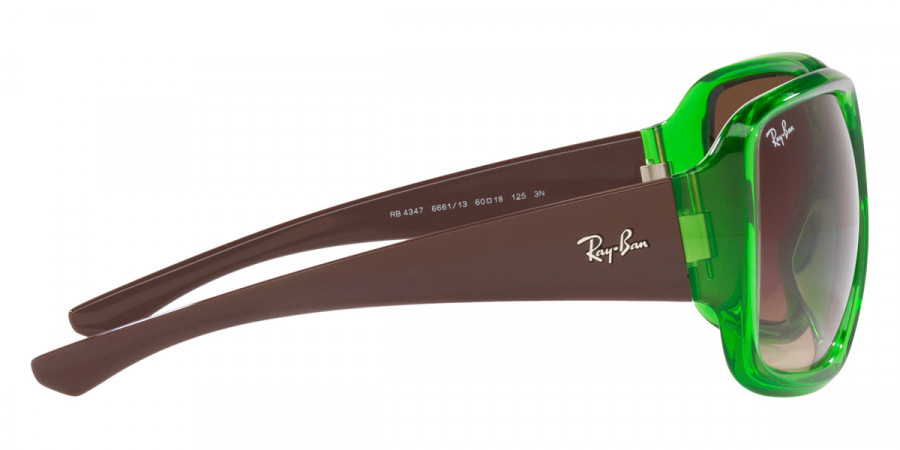 Color: Transparent Green (666113) - Ray-Ban RB434766611360