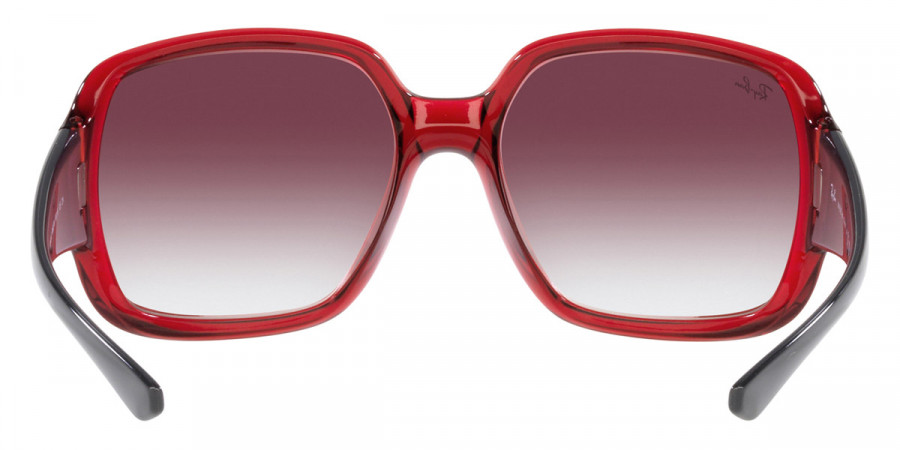 Color: Transparent Red (66628H) - Ray-Ban RB434766628H60