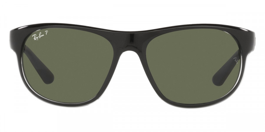 Ray-Ban™ RB4351 60399A 59 - Black on Transparent