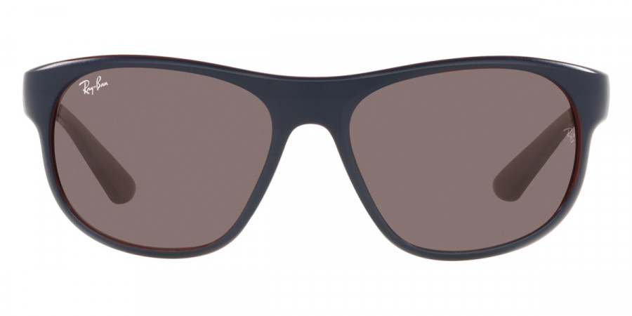 Ray-Ban™ RB4351 65697N 59 - Matte Blue on Bordeaux