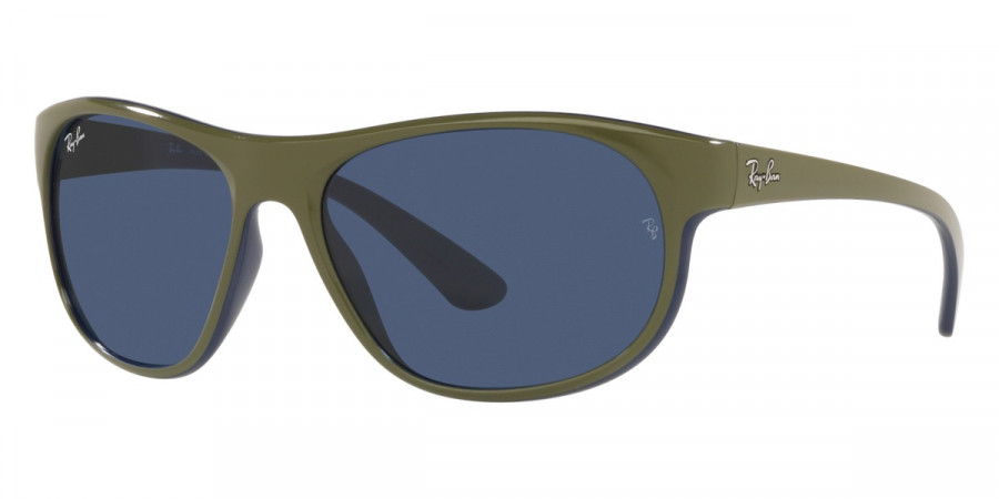 Color: Matte Green on Blue (657080) - Ray-Ban RB435165708059