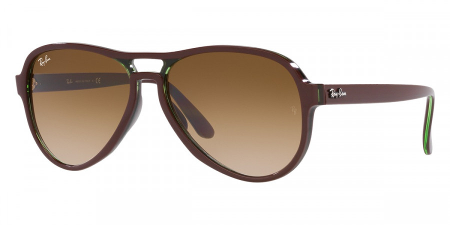 Color: Brown Transparent Green Brown (660451) - Ray-Ban RB435566045158