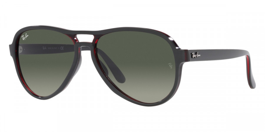 Color: Gray Transparent Red Gray (660571) - Ray-Ban RB435566057158