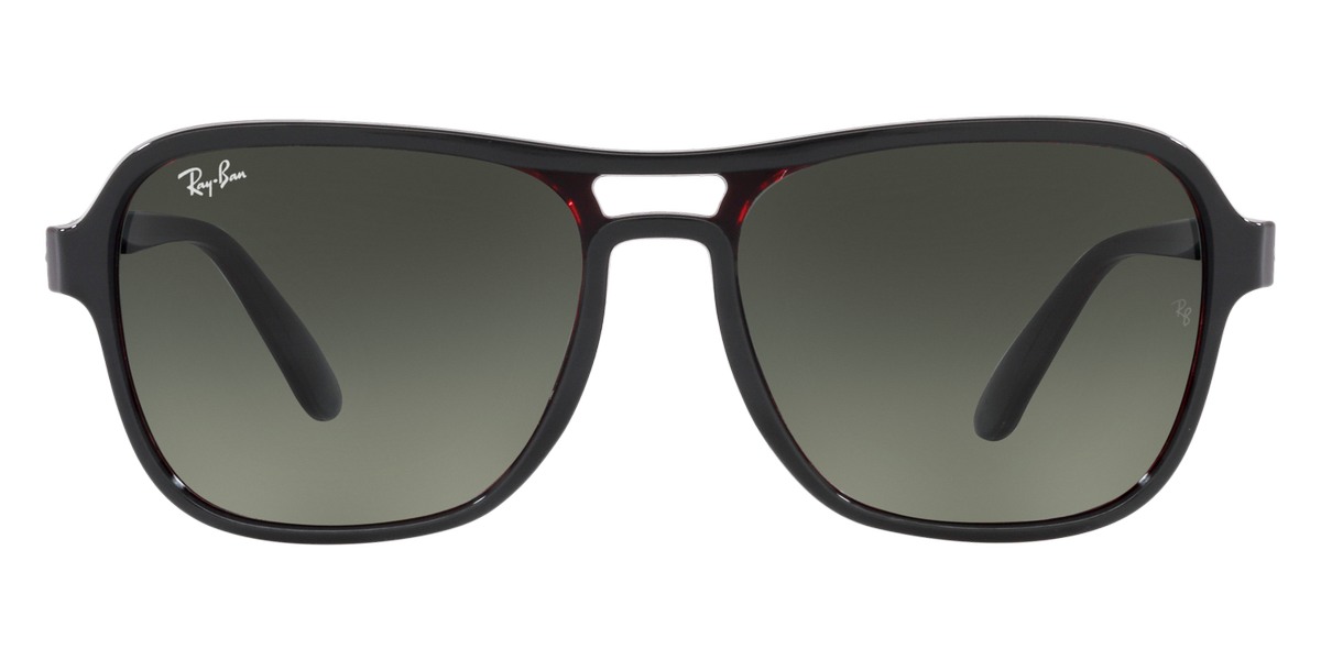 Ray-Ban™ State Side RB4356 660571 58 Gray Transparent Red Gray