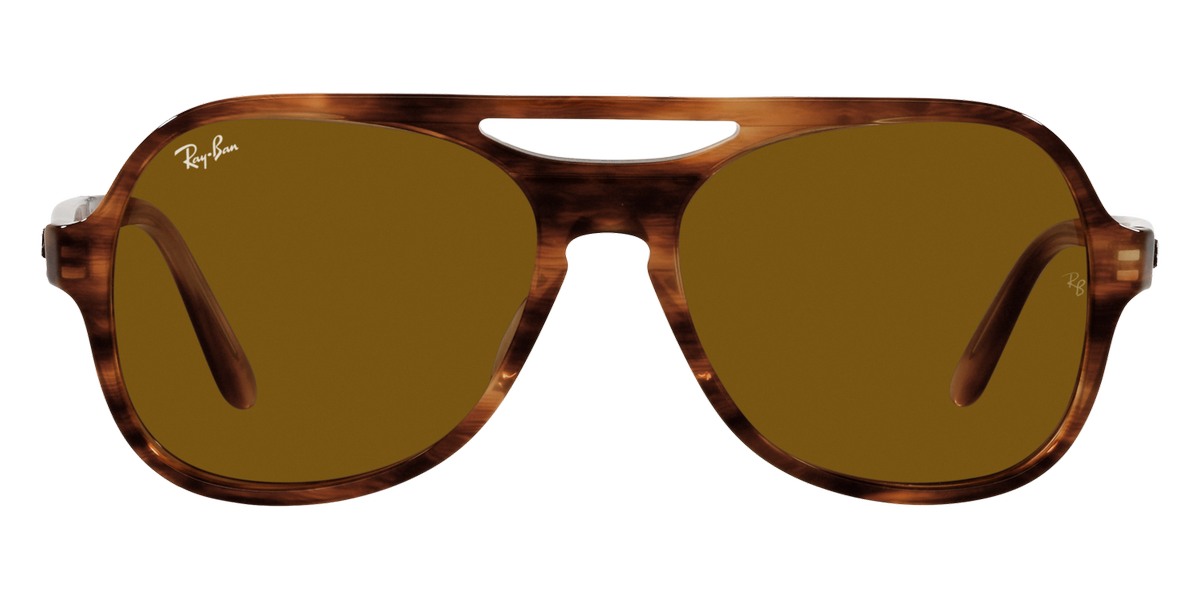 Ray-Ban™ Powderhorn RB4357 954/33 58 Striped Havana