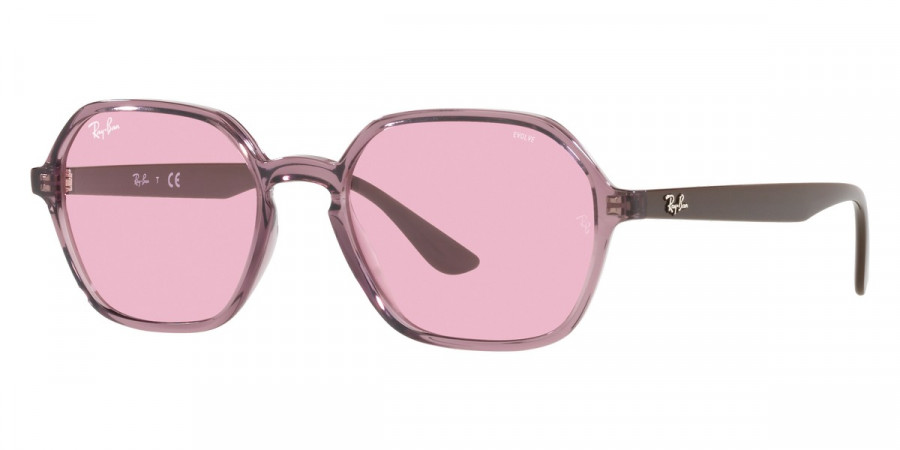 Color: Transparent Violet (6574Q3) - Ray-Ban RB43616574Q352