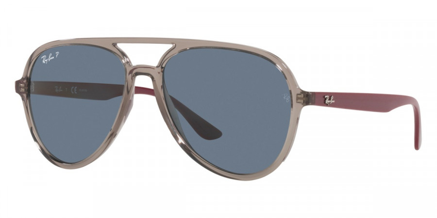 Color: Transparent Gray (65722V) - Ray-Ban RB437665722V57