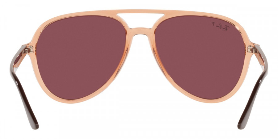 Color: Transparent Brown (66025Q) - Ray-Ban RB437666025Q57