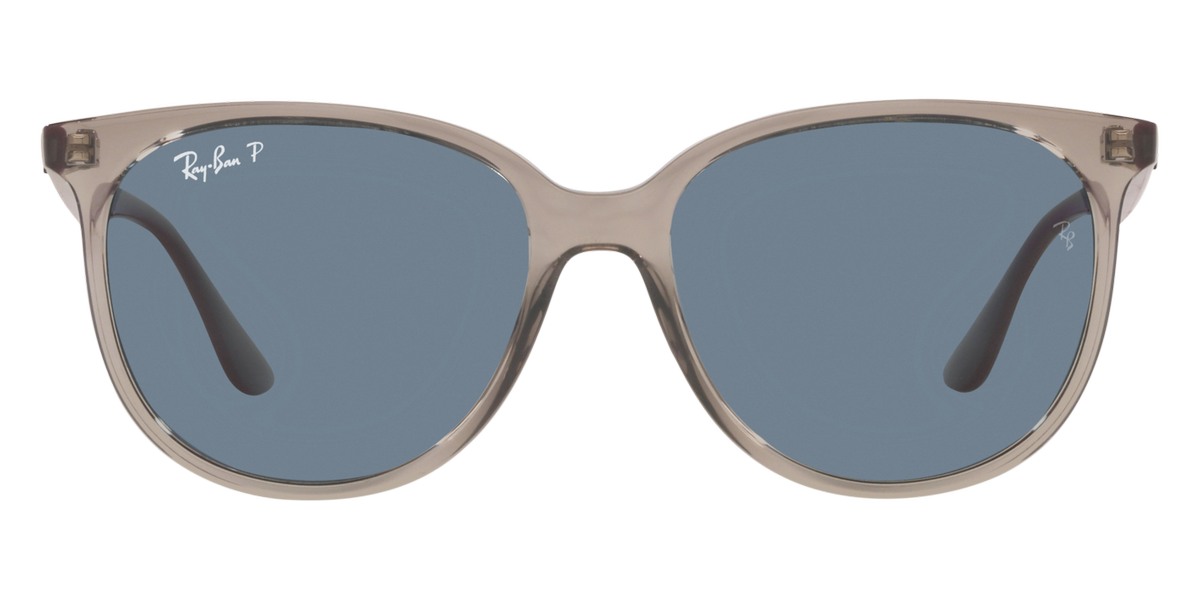 Ray-Ban™ RB4378 65722V 54 Transparent Gray Sunglasses