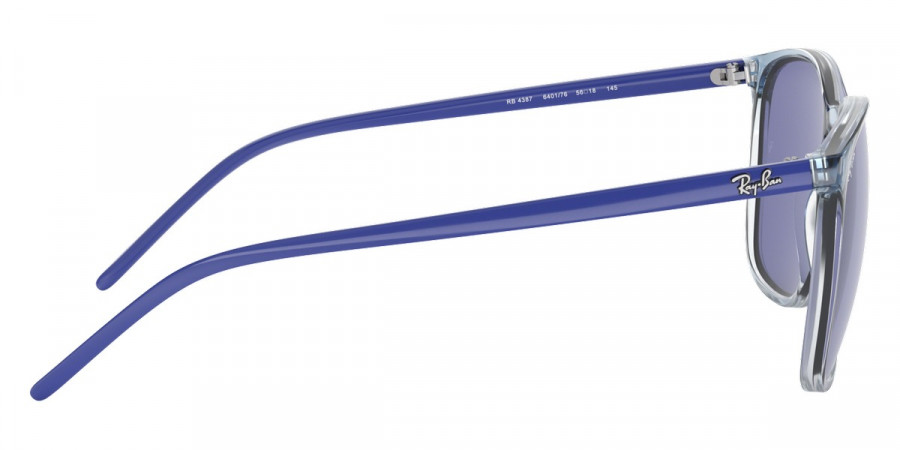 Color: Transparent Light Blue (640176) - Ray-Ban RB438764017656