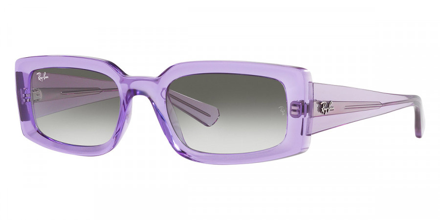 Color: Transparent Violet (66858E) - Ray-Ban RB439566858E54