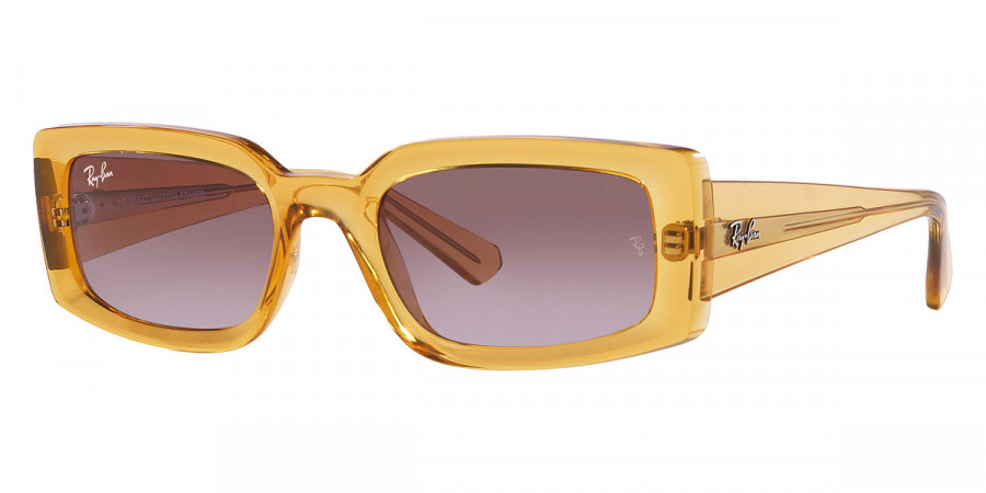 Color: Transparent Yellow (66828H) - Ray-Ban RB4395F66828H54