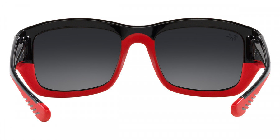 Color: Black on Red (F6016G) - Ray-Ban RB4405MF6016G59