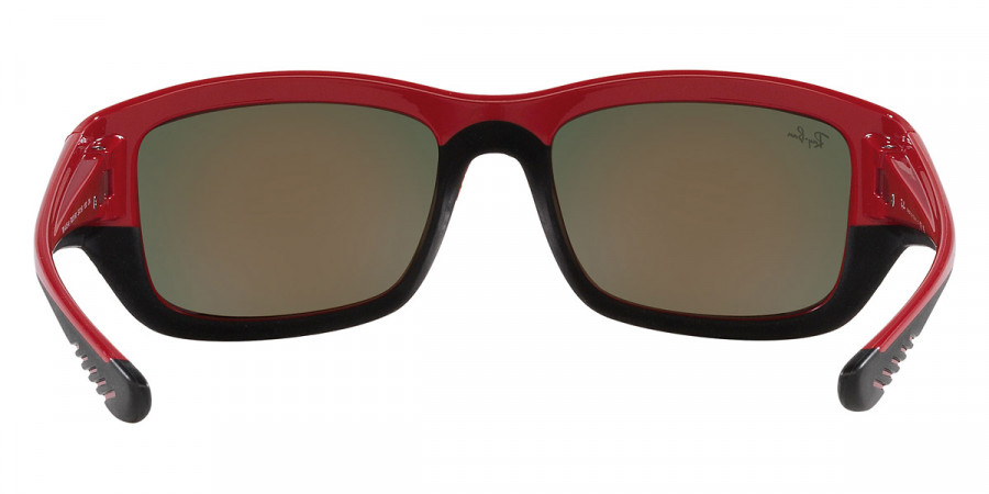 Color: Red on Black (F6236Q) - Ray-Ban RB4405MF6236Q59