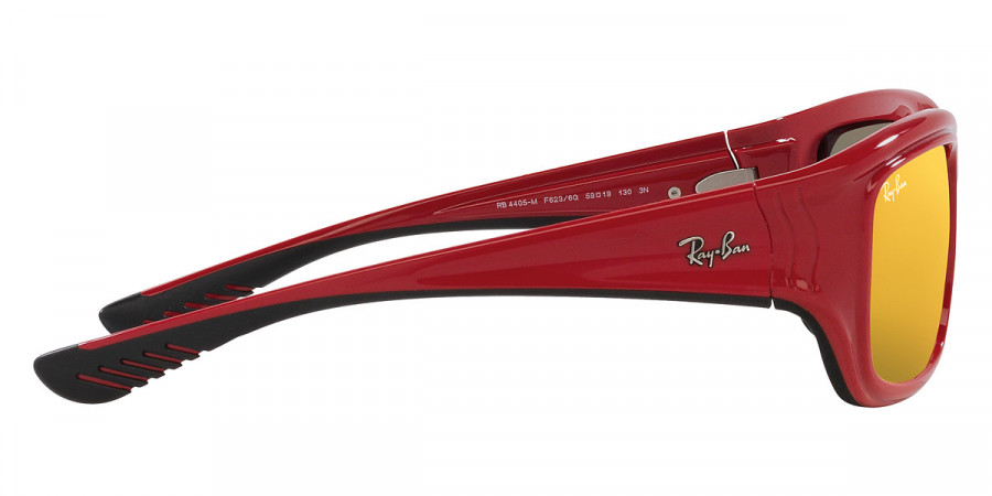 Color: Red on Black (F6236Q) - Ray-Ban RB4405MF6236Q59