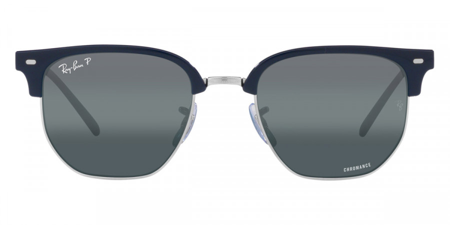 Ray-Ban™ New Clubmaster RB4416 6656G6 51 - Blue on Silver