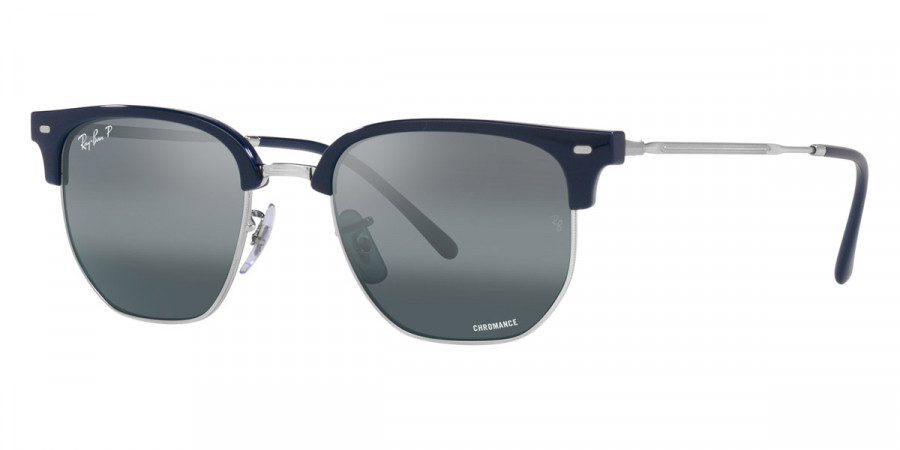 Color: Blue on Silver (6656G6) - Ray-Ban RB44166656G651