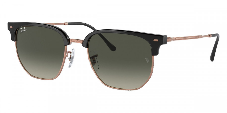 Ray-Ban™ New Clubmaster RB4416 672071 51 - Dark Gray on Rose Gold