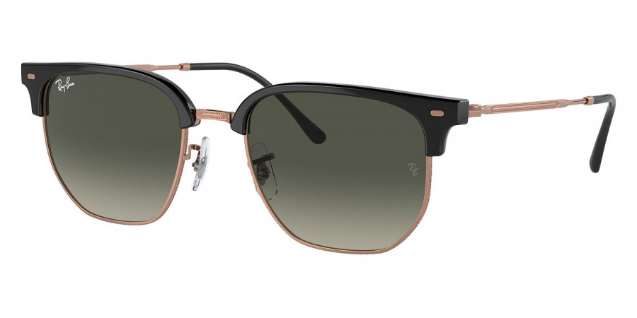 Ray-Ban™ New Clubmaster RB4416F 672071 55 - Dark Gray on Rose Gold