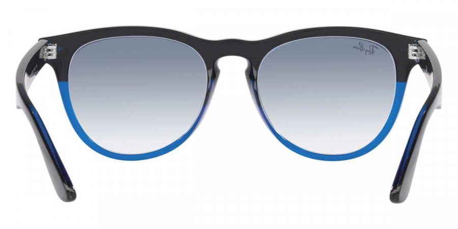 Color: Black on Transparent Blue (663219) - Ray-Ban RB447166321954