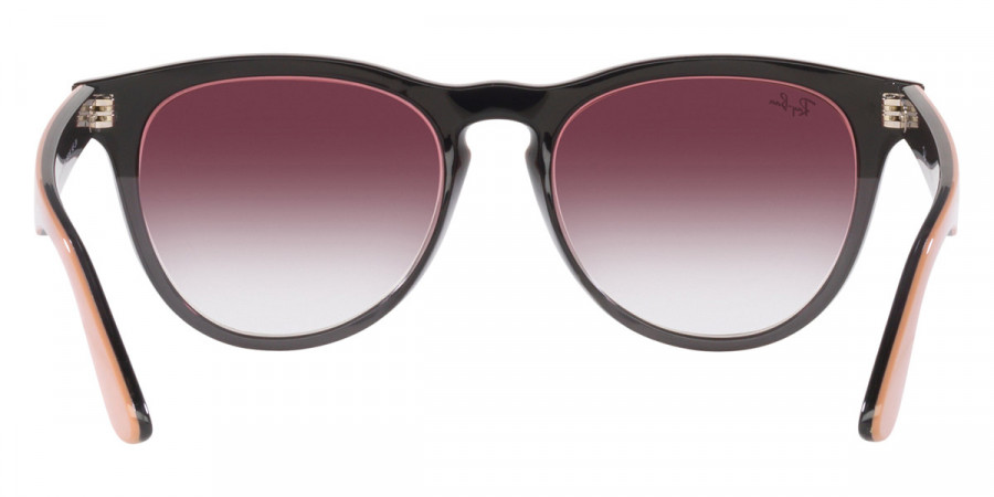 Color: Beige on Transparent Gray (66338H) - Ray-Ban RB447166338H54